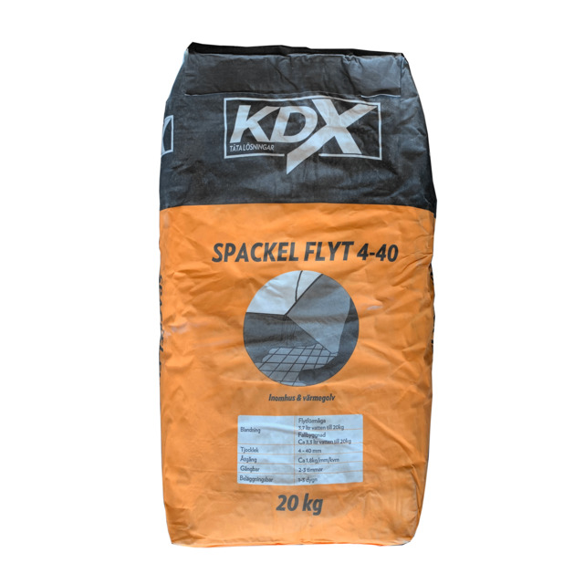 KDX SF SPACKEL FLYT 4-40MM 20KG | Beijerbygg Byggmaterial